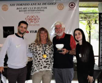 Los golfistas también recibieron obsequios de nuestros patrocinadores.