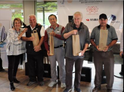 Los jugadores recibieron de regalo vinos exclusivos de los patrocinadores.